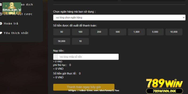 Những điểm bạn cần đặc biệt lưu ý trong khi thực hiện giao dịch nạp tiền